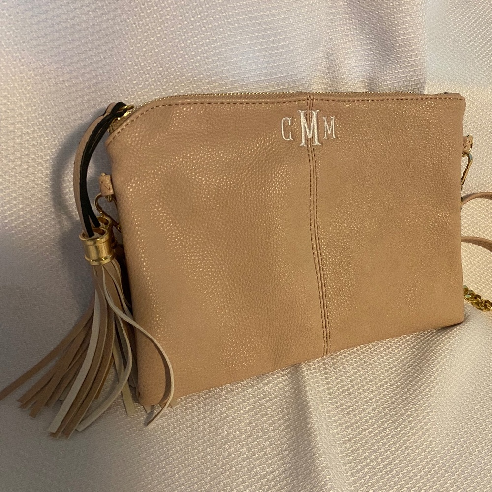 cMm Monogrammed Pink Shoulder Bag - NEW!